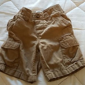 Old Navy Khaki Cargo Shorts (2T)